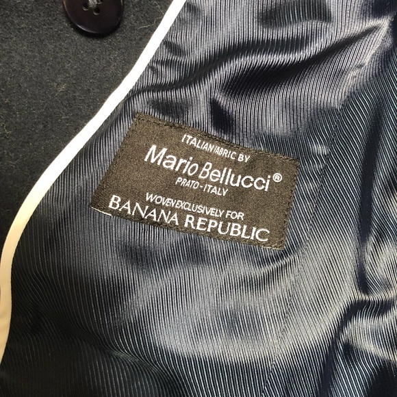 Banana Republic beautiful long wool peacoat - Picture 6 of 8